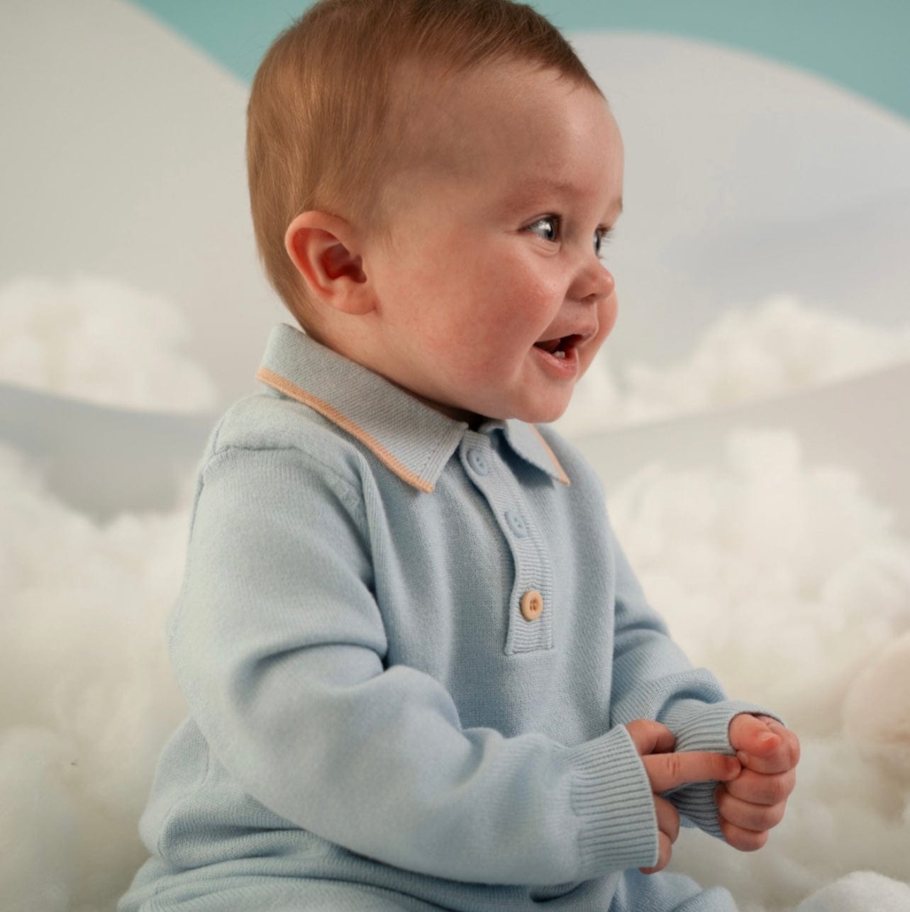 Mitch & Son Mack Knitted Polo Romper