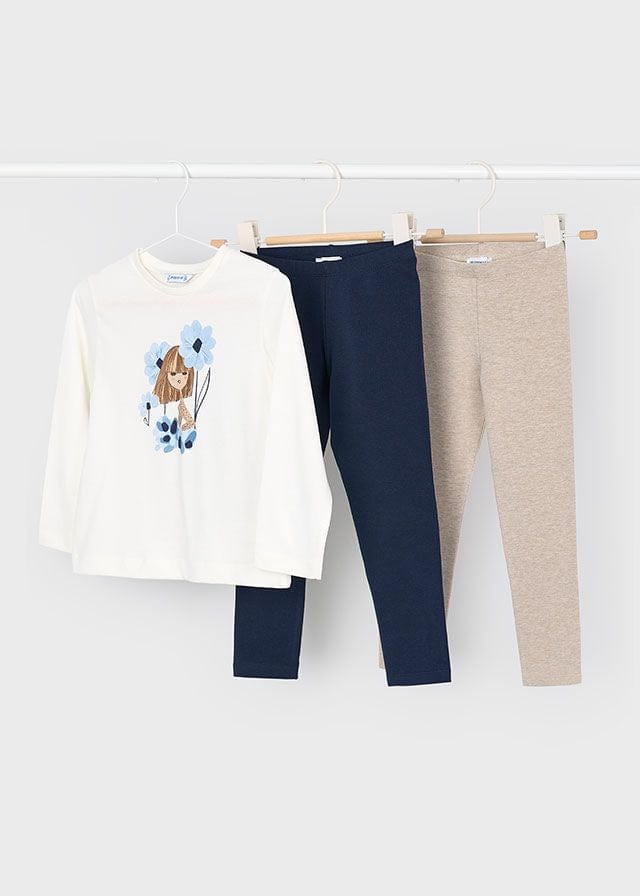 Mayoral 2 Pack Leggings with T-shirt