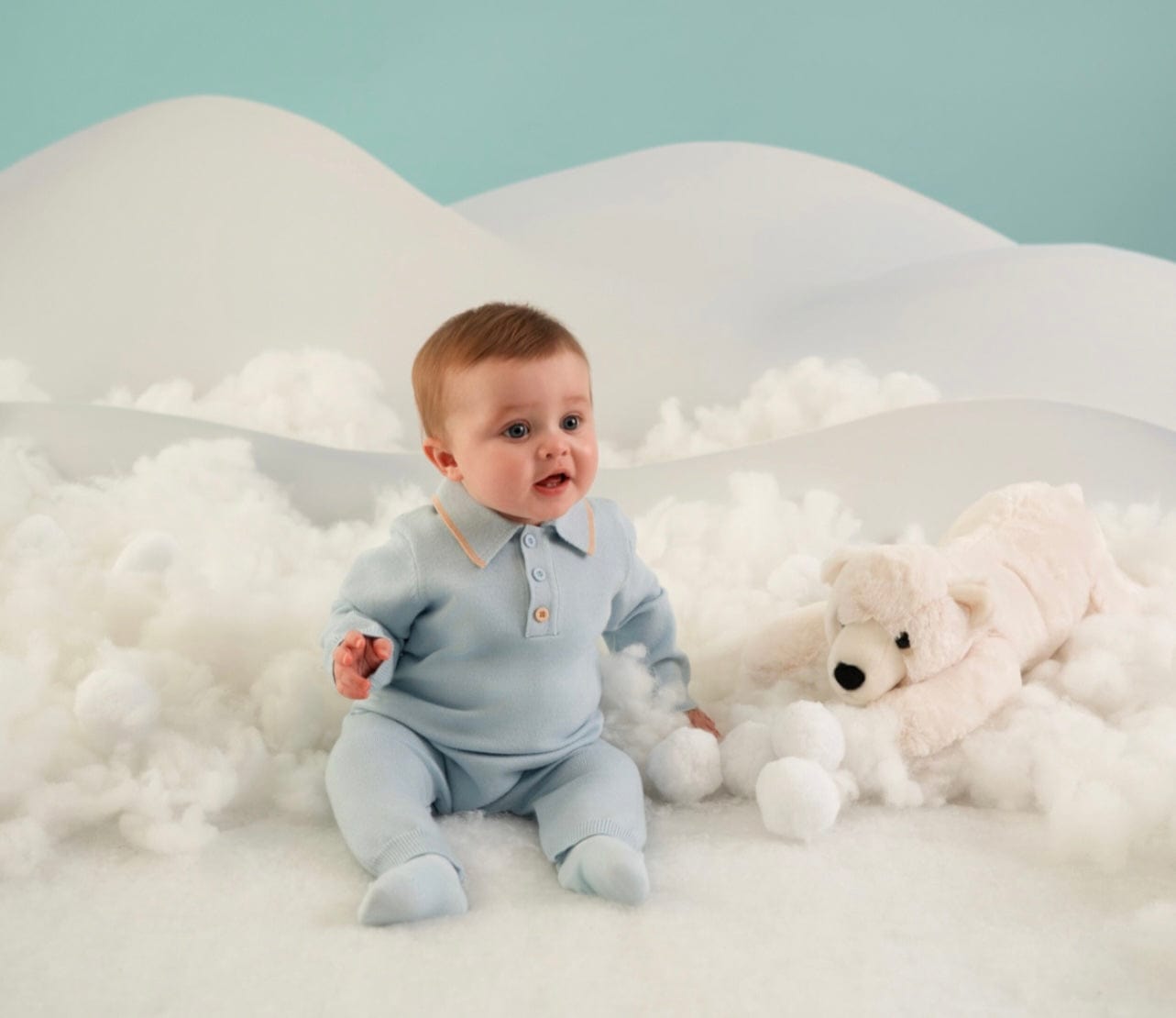 Mitch & Son Mack Knitted Polo Romper