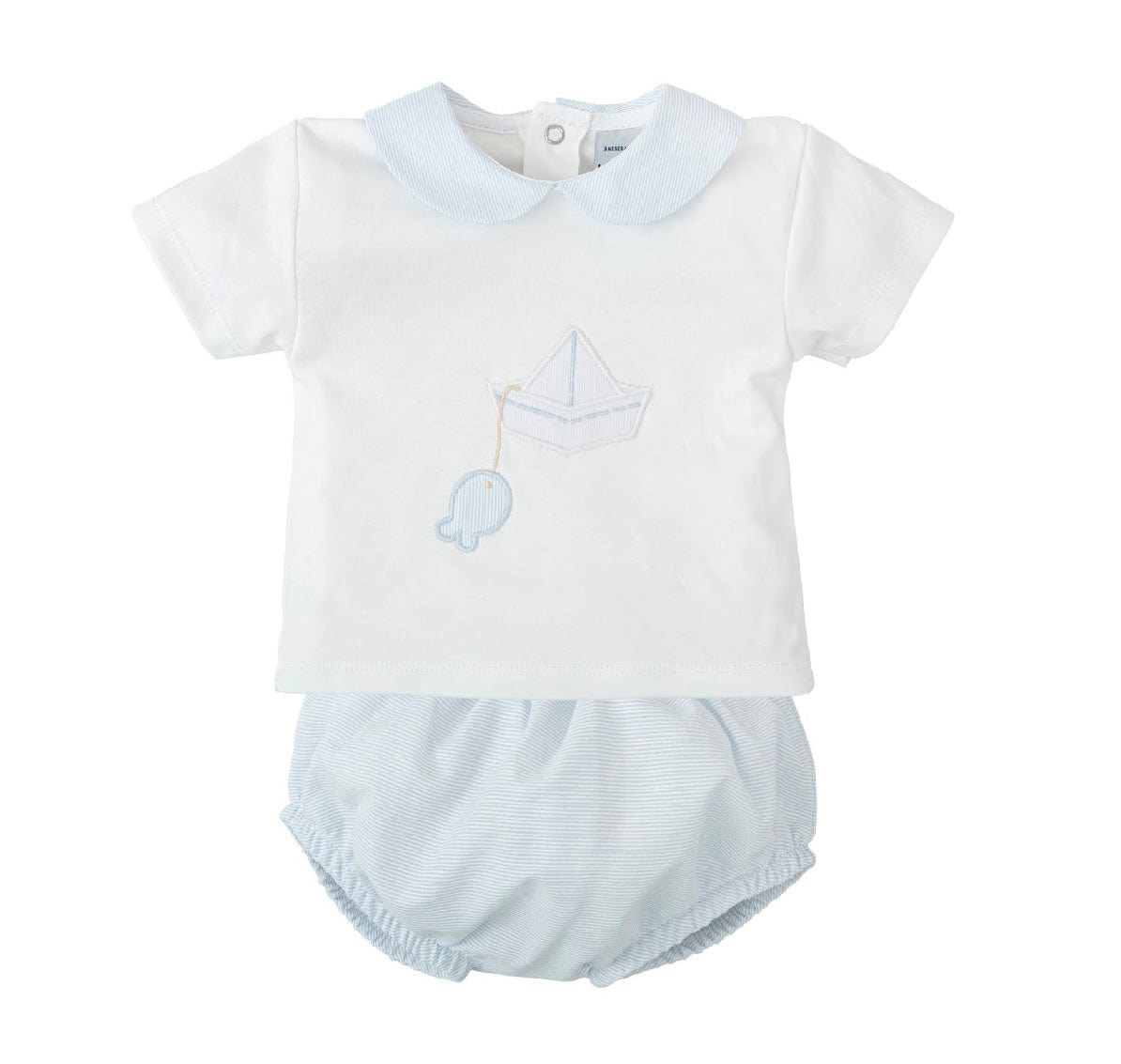 Babidu Set with Bloomer and Shirt with Baby Collar - Freedom