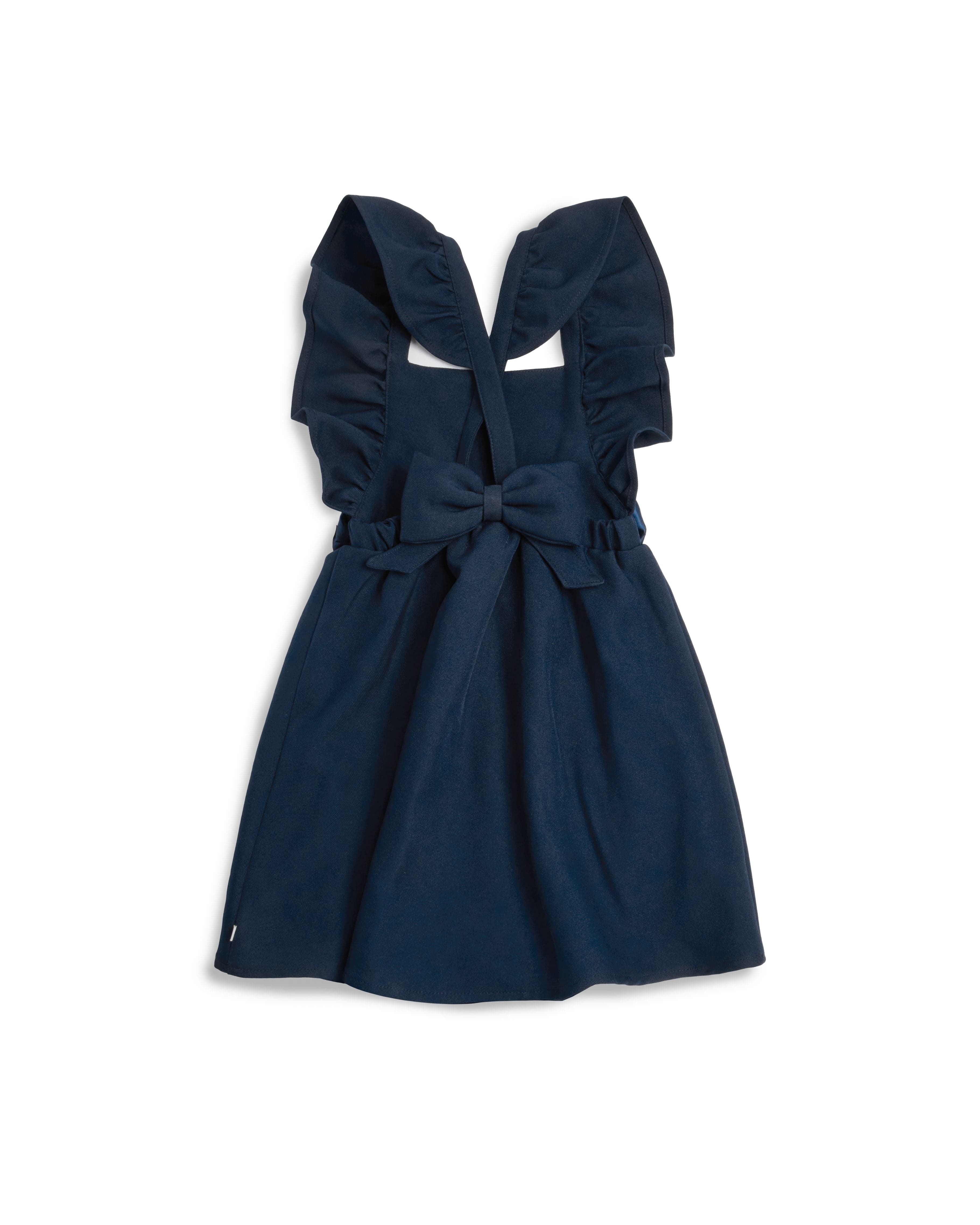 Caramelo Flared Pinafore with Bow