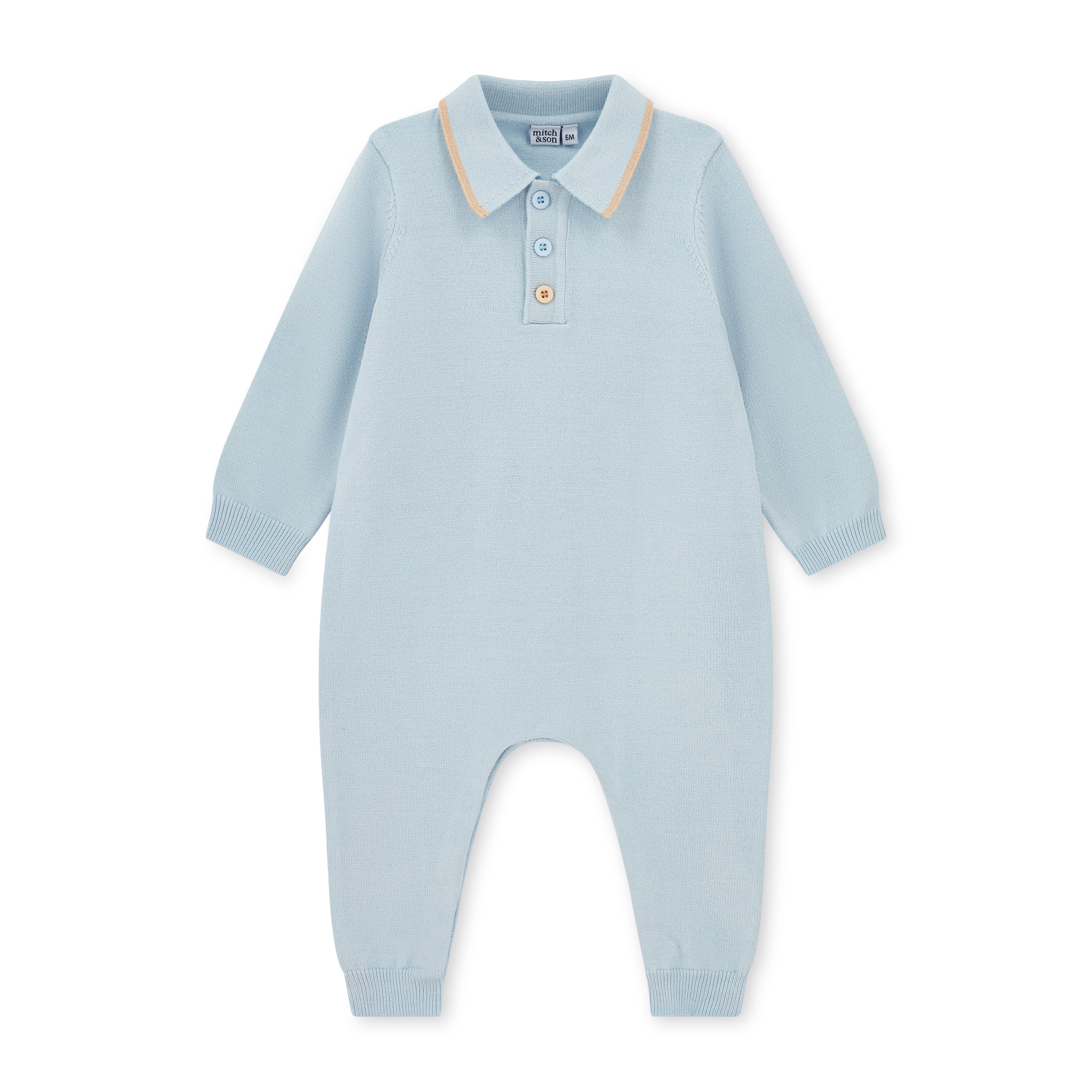 Mitch & Son Mack Knitted Polo Romper