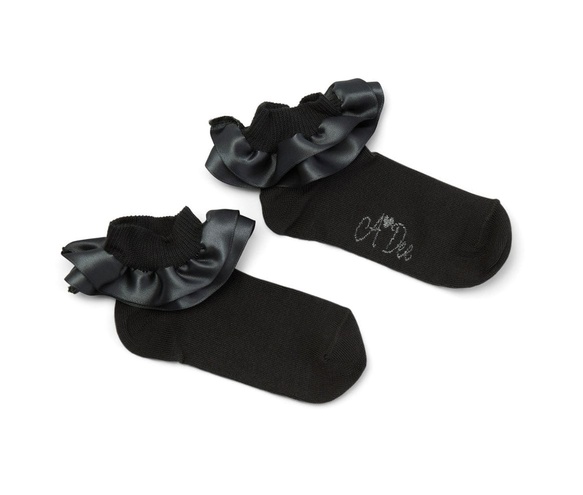 A Dee Pixie Dark Grey Ankle Socks