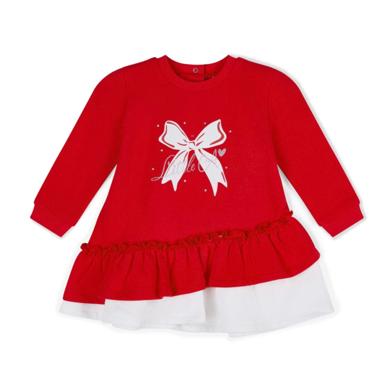 Little A Katrina Bow Frill Sweat Dress