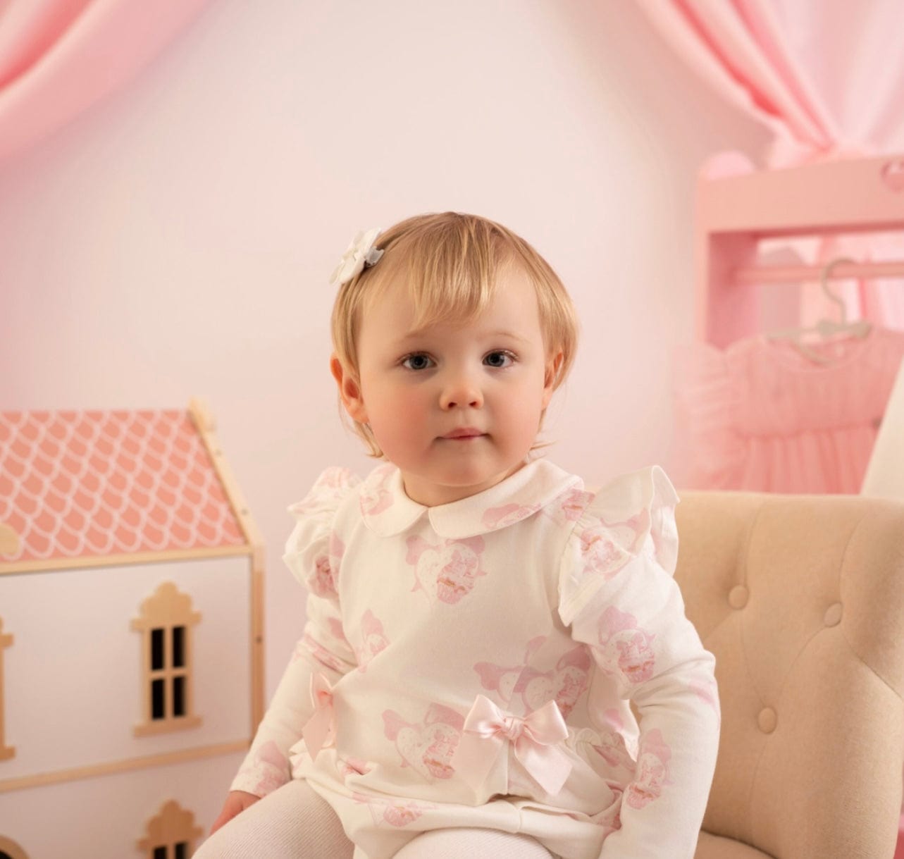 Little A Journey Cupcake Print Romper