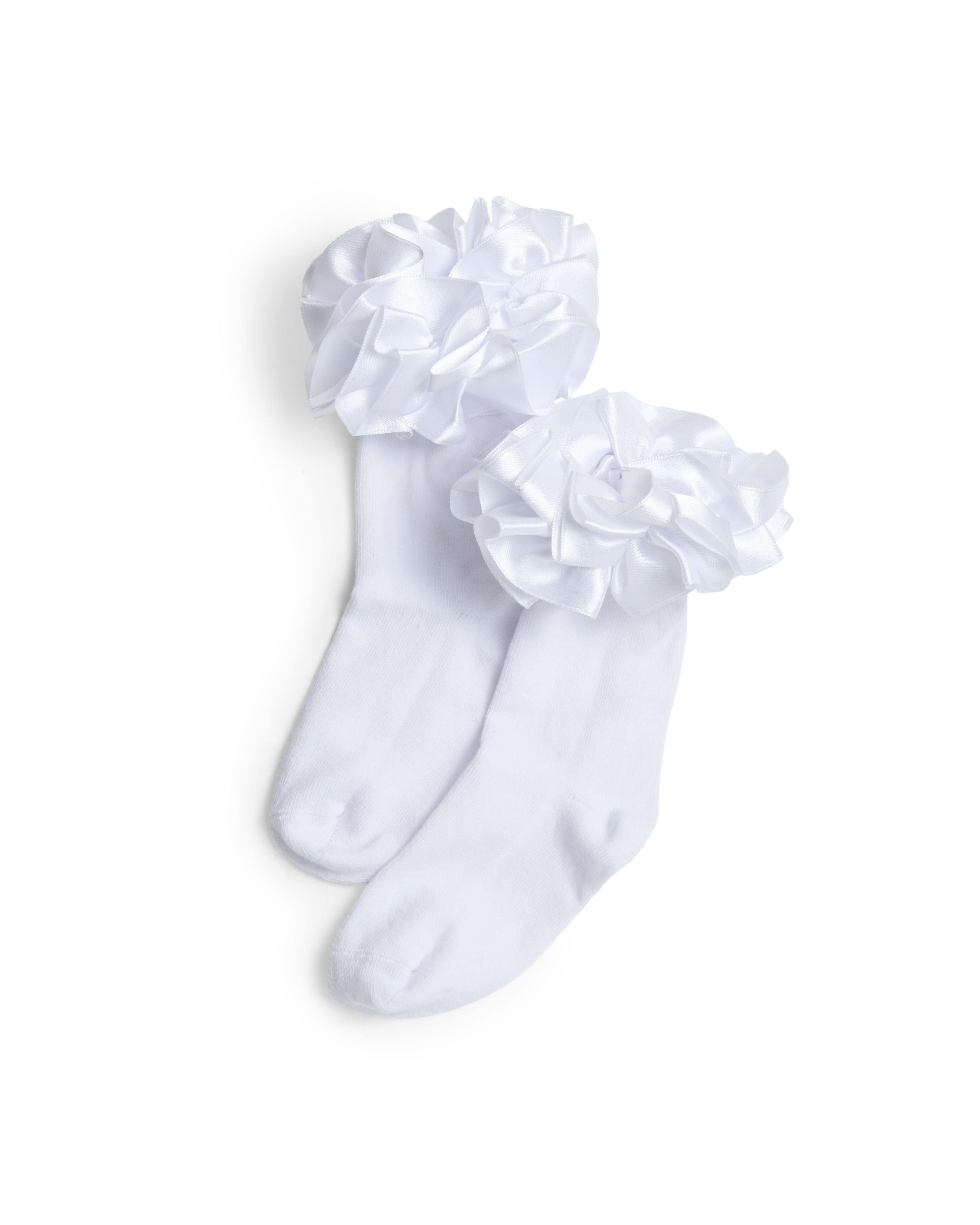 Caramelo Ruffle Ribbon Ankle Socks