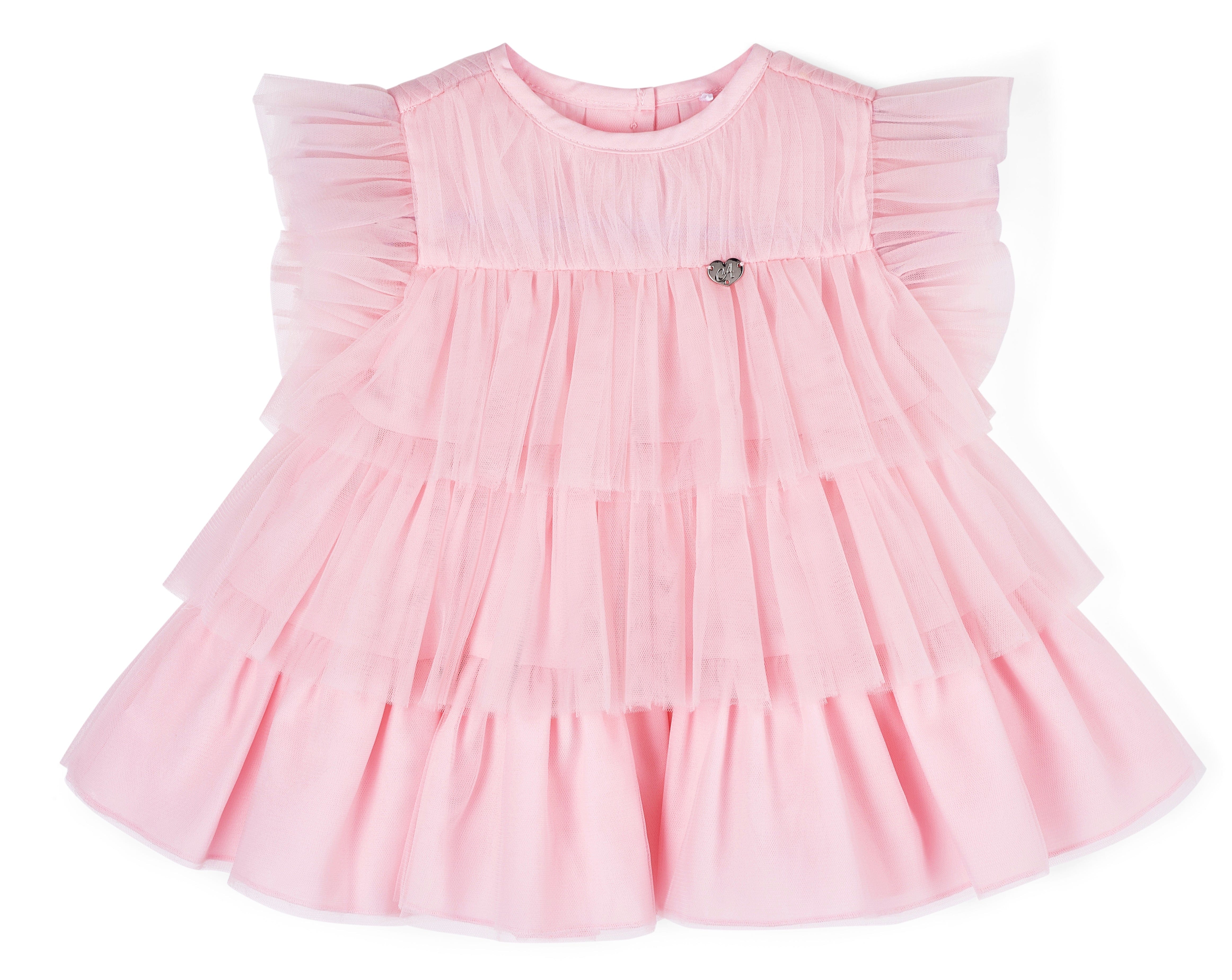 Little A Khloe Tulle Frill Dress