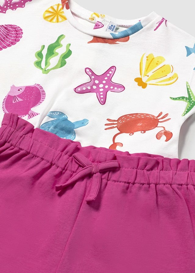 Mayoral Shorts with 2 T-shirts