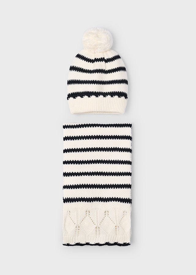 Mayoral Knit Hat & Scarf Set