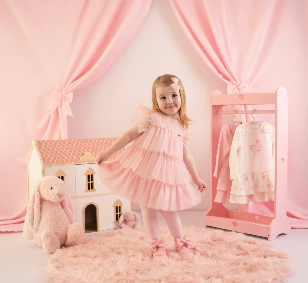 Little A Khloe Tulle Frill Dress