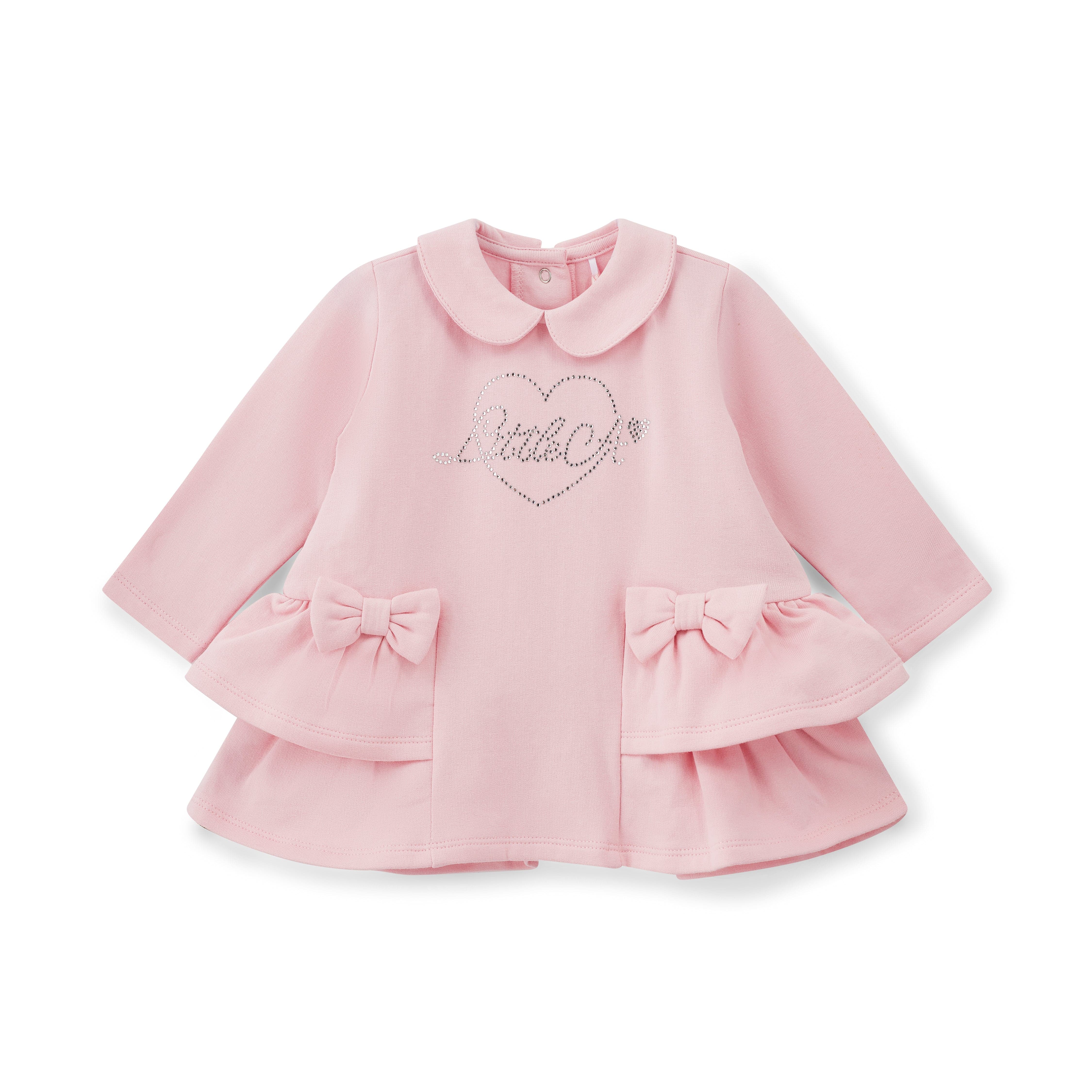 Little A Juniper Sweat Frill Dress