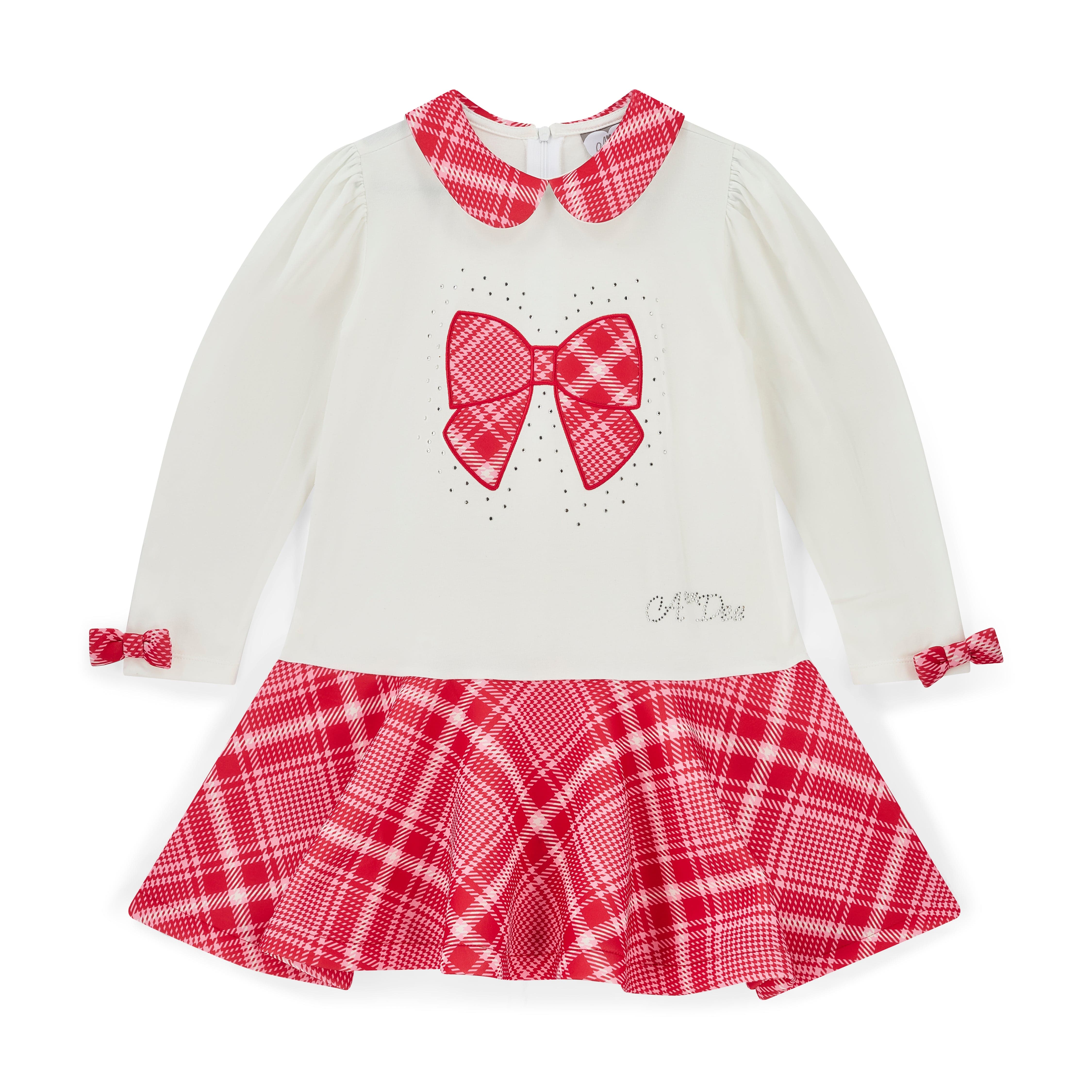 A Dee Lottie Check Bow Dress