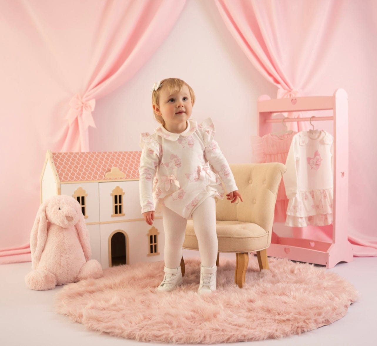 Little A Journey Cupcake Print Romper