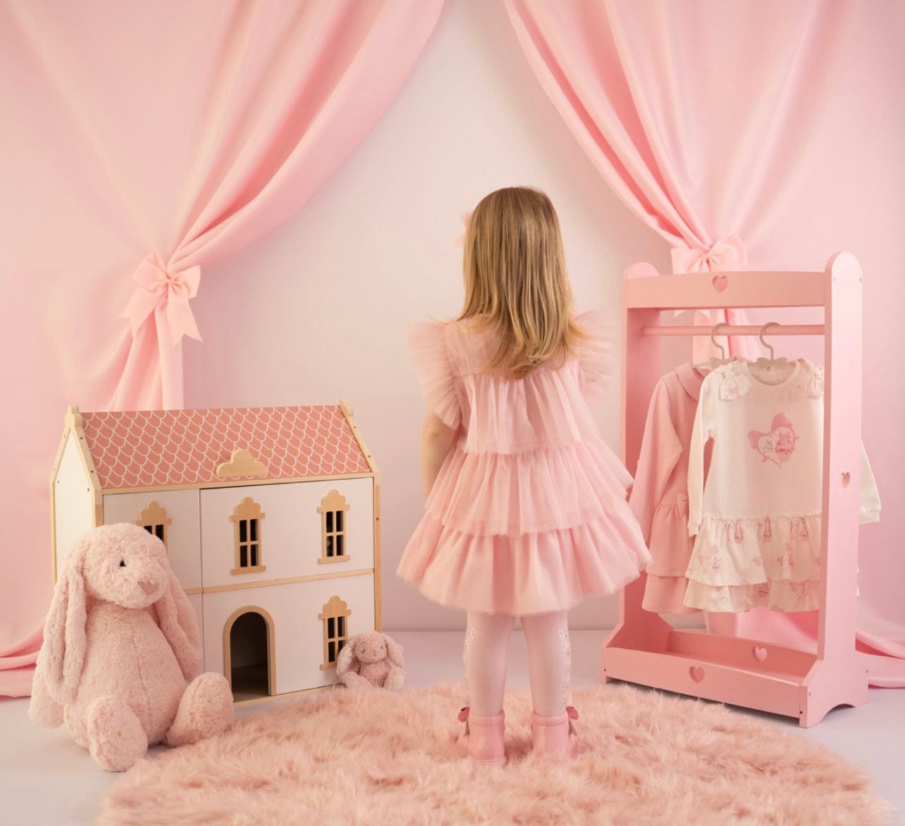 Little A Khloe Tulle Frill Dress