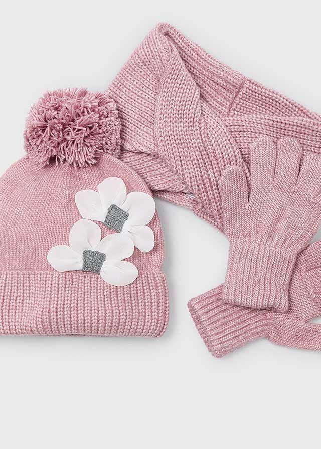Mayoral Three Piece Hat Set