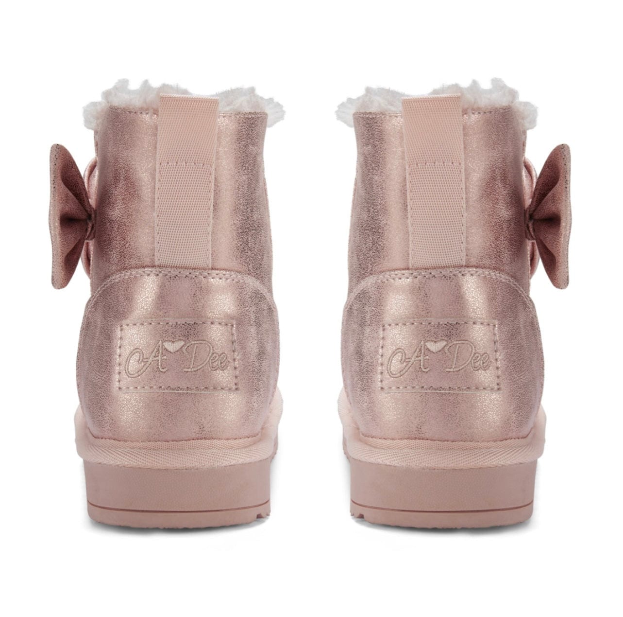 A Dee Bowtiful Faux Suede Boot with Bow Detail