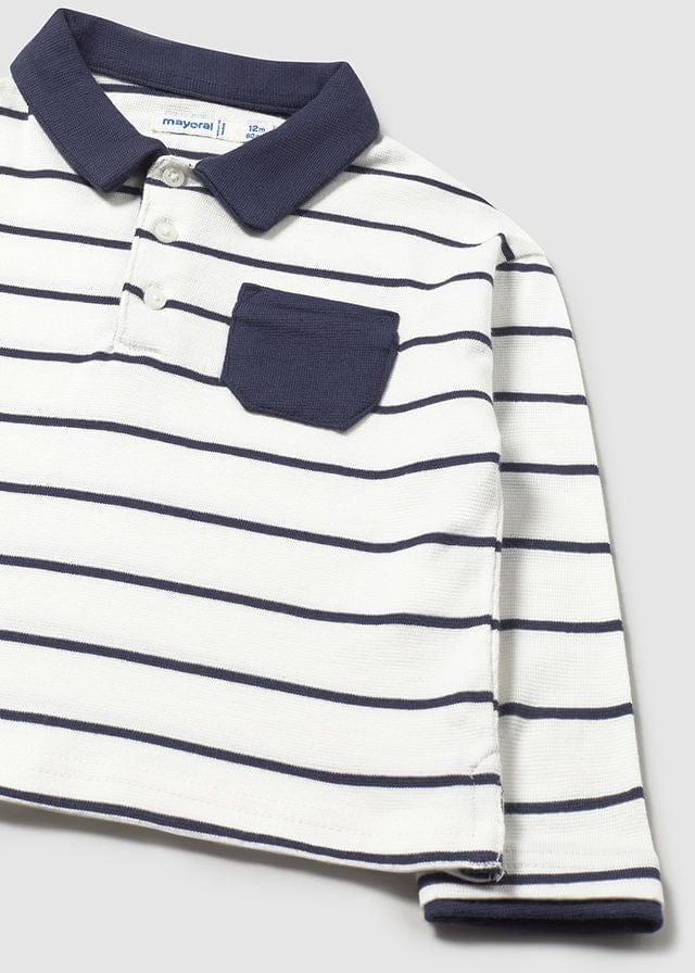 Mayoral Long Sleeve Polo Shirt