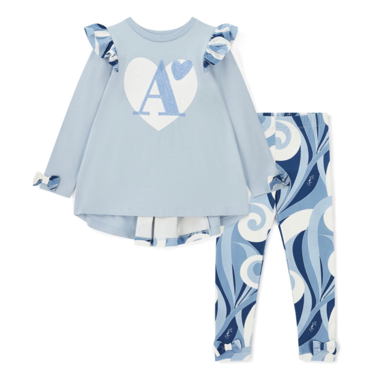 A Dee Nina Swirl Print Legging Set