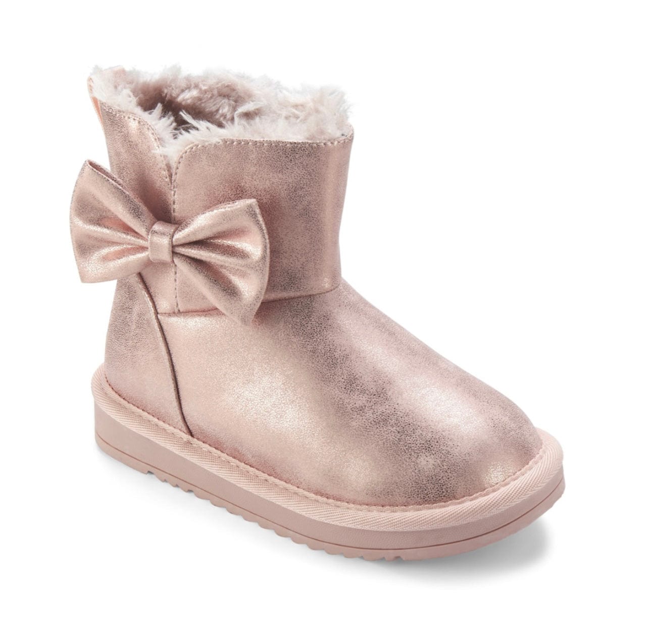 A Dee Bowtiful Faux Suede Boot with Bow Detail