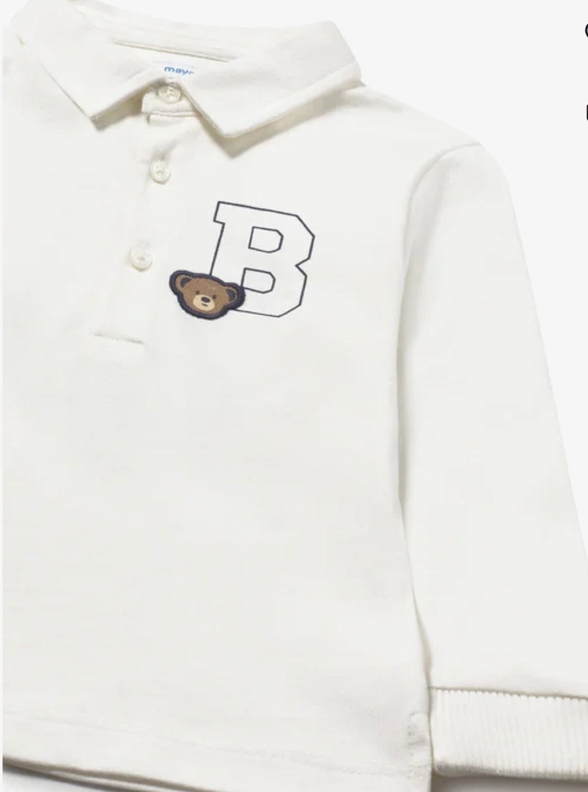 Mayoral Long Sleeve Polo Shirt