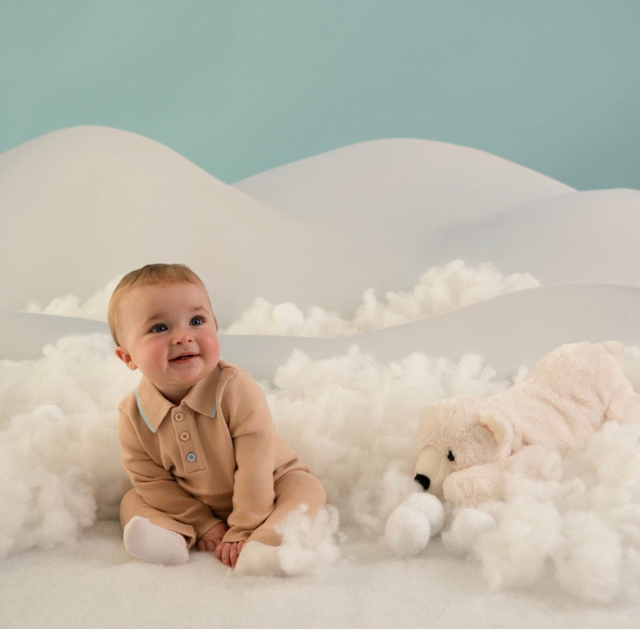 Mitch & Son Mack Knitted Polo Romper