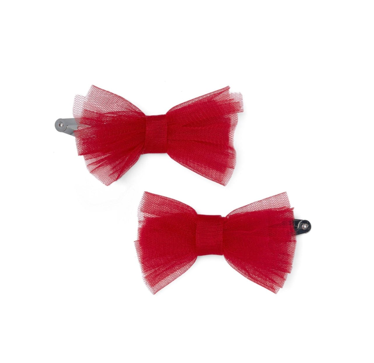 Little A Kaylee Tulle Bow Hair Clips