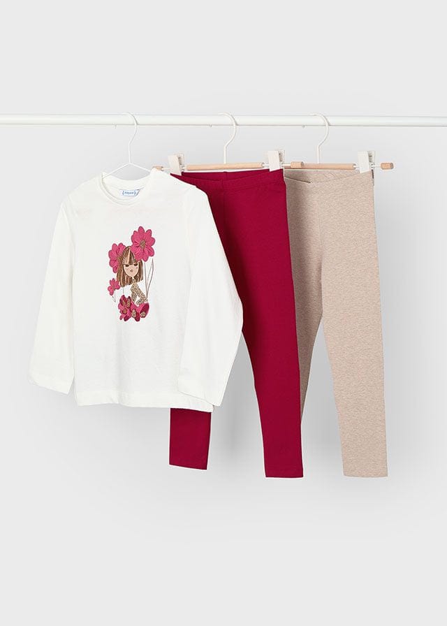 Mayoral 2 Pack Leggings with T-shirt