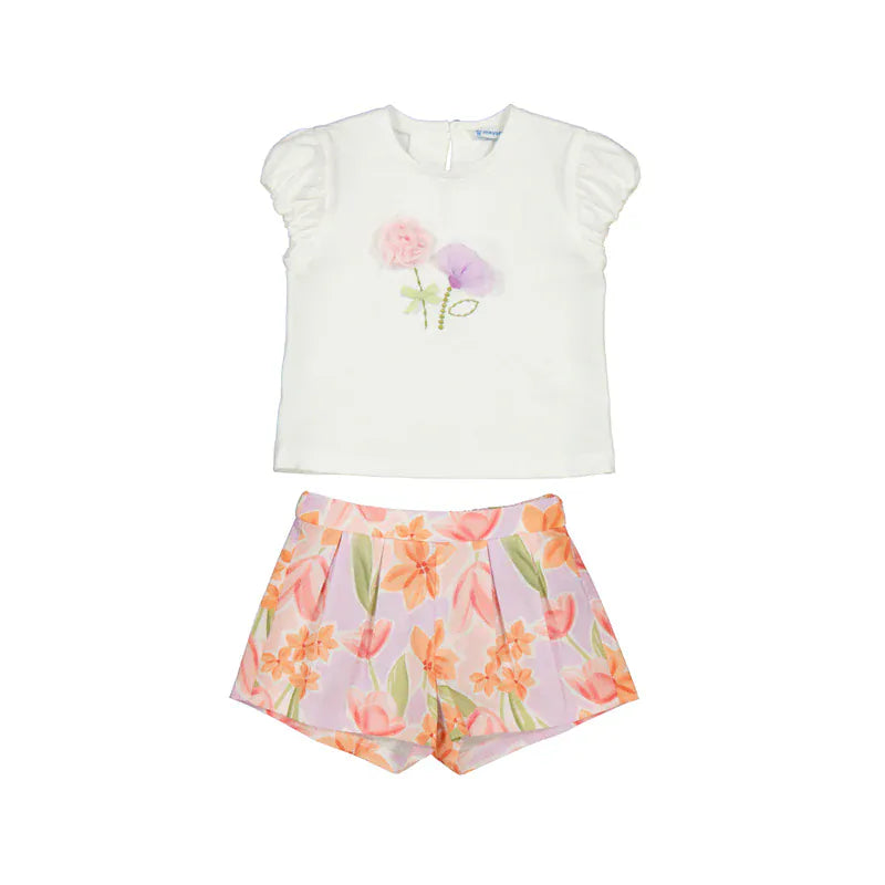 Mayoral Printed Shorts Set