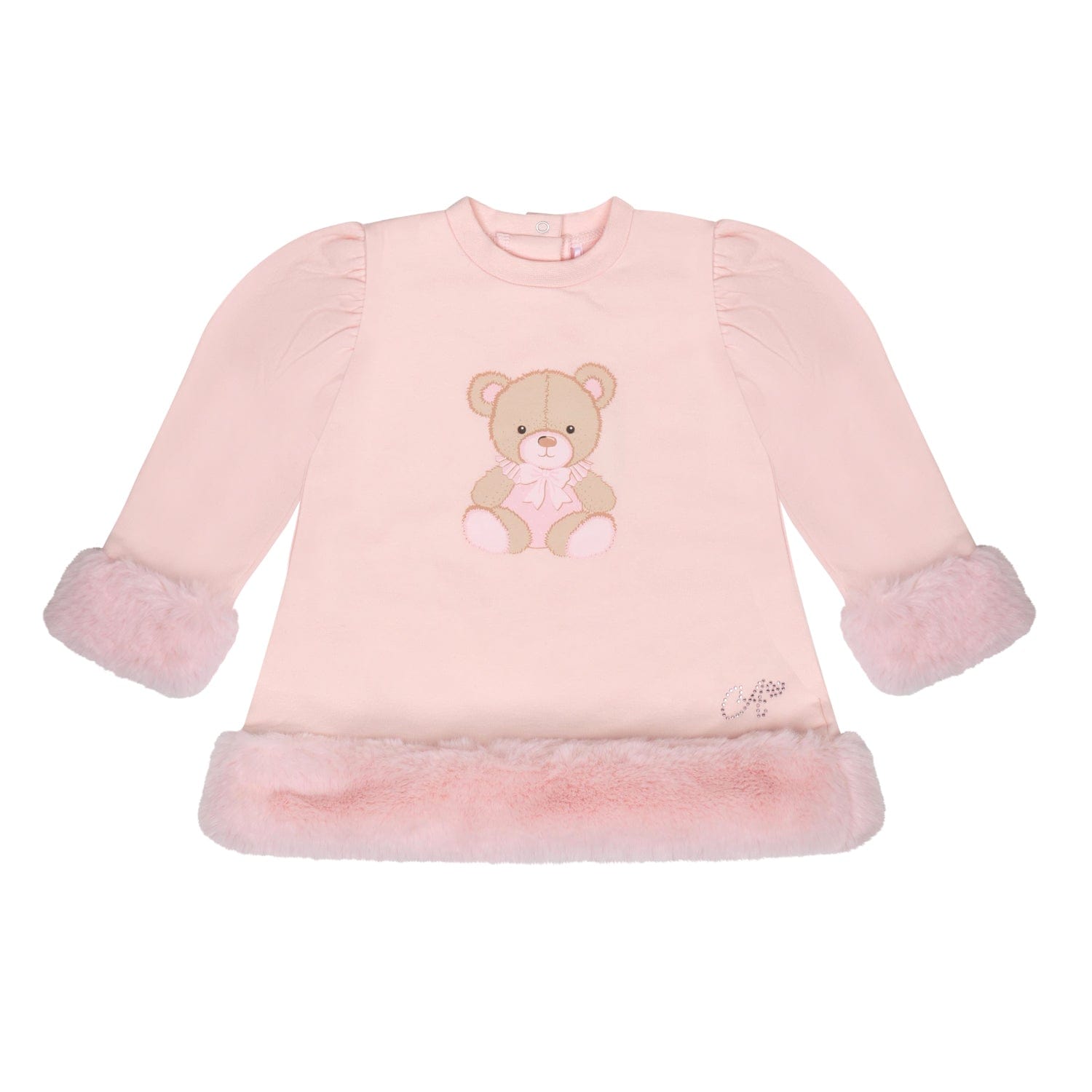 Little A AW24 Goldie Fur Bear Dress