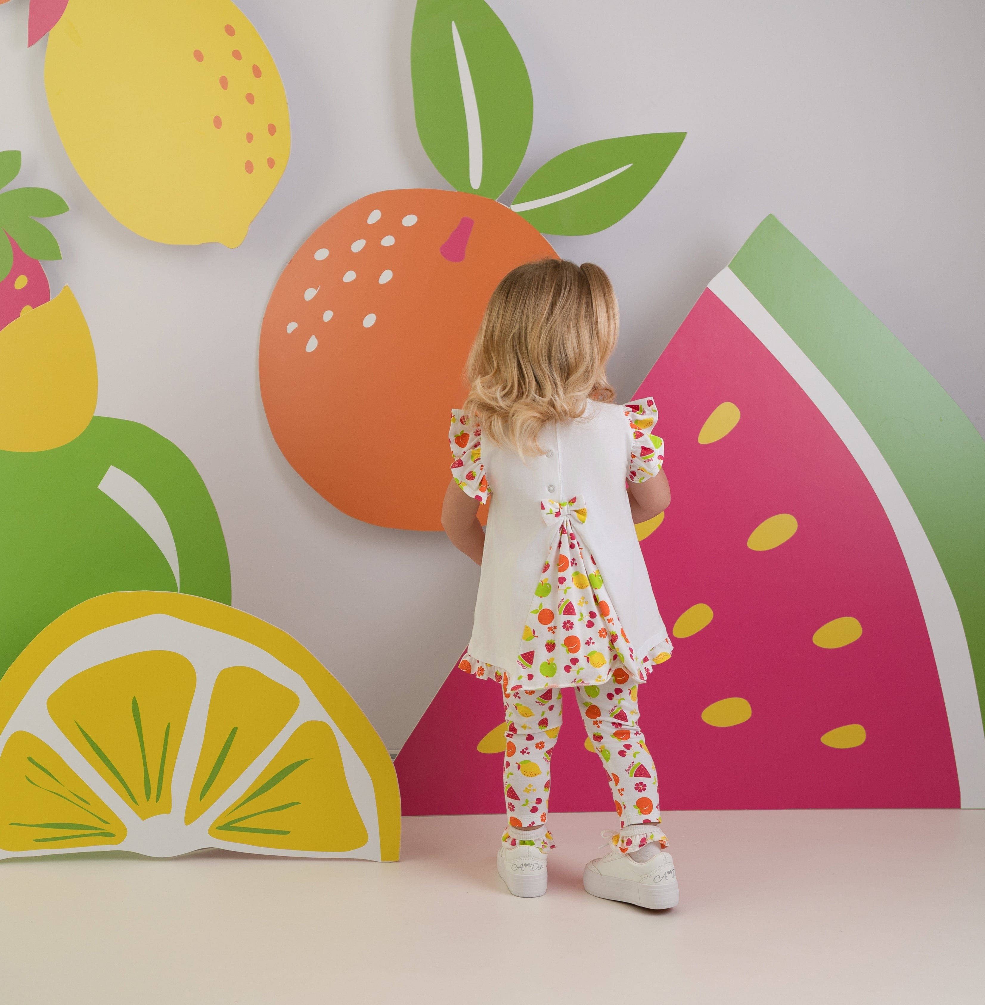 Little A Palmer Fruit Print Legging Set