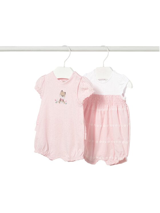 Mayoral Set Of 2 Short Rompers