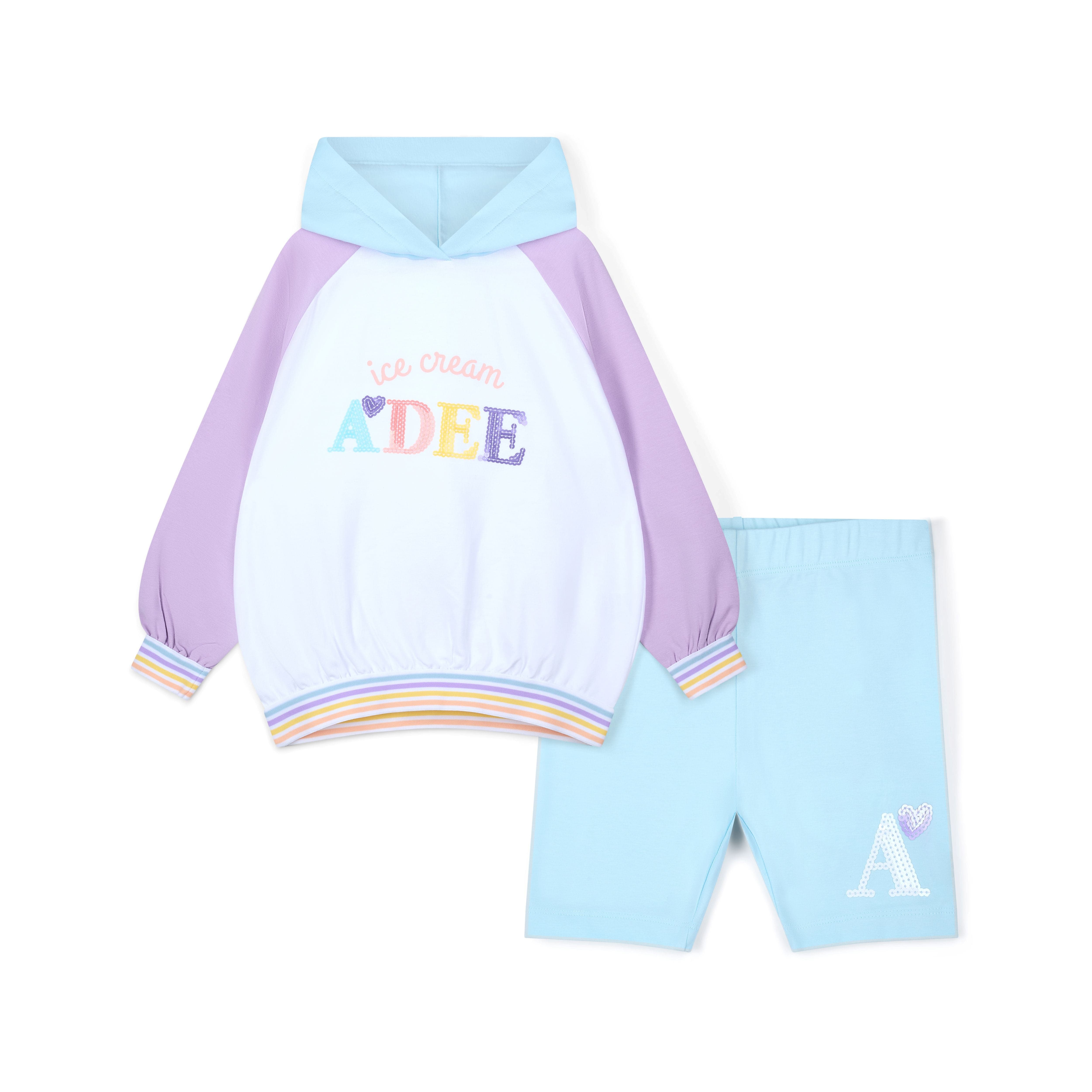 A Dee Sissy Hoody Cycling Shorts Set
