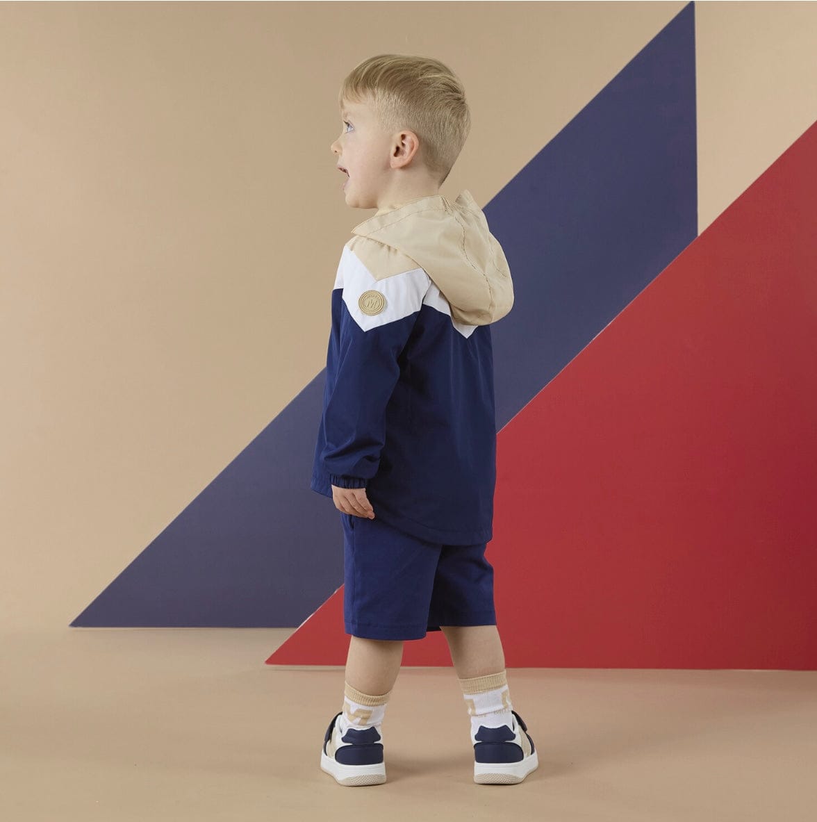 Mitch & Son Peter Hooded Colour Block Jacket