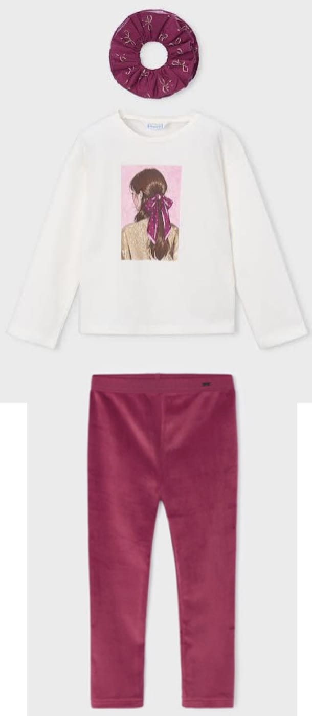 Mayoral Legging Set with Scrunchie
