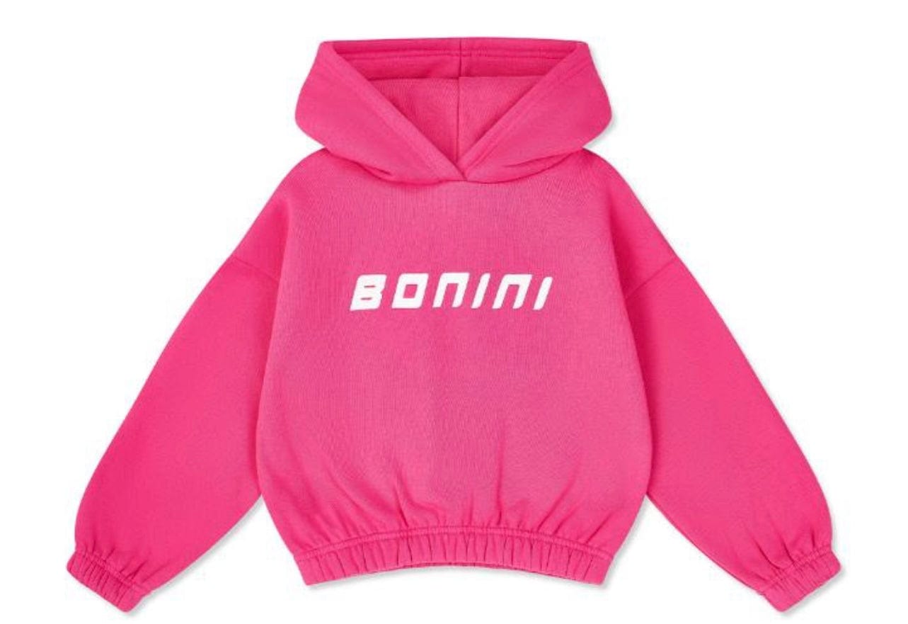 Bonini Aspire Hot Pink Crop Hoodie