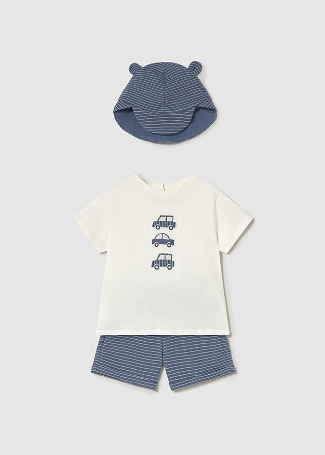 Mayoral Shorts Set with Hat