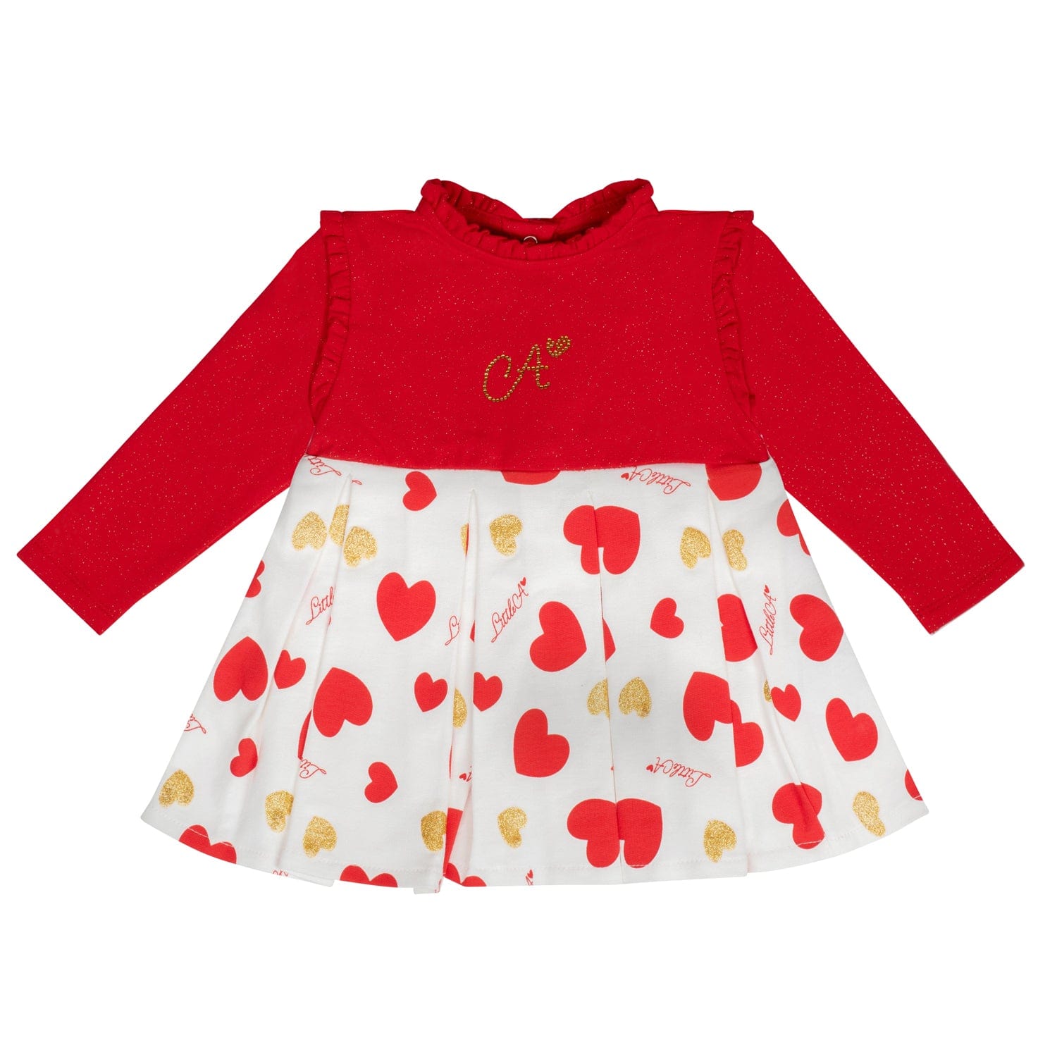 Little A AW24 Harlow Heart Print Dress