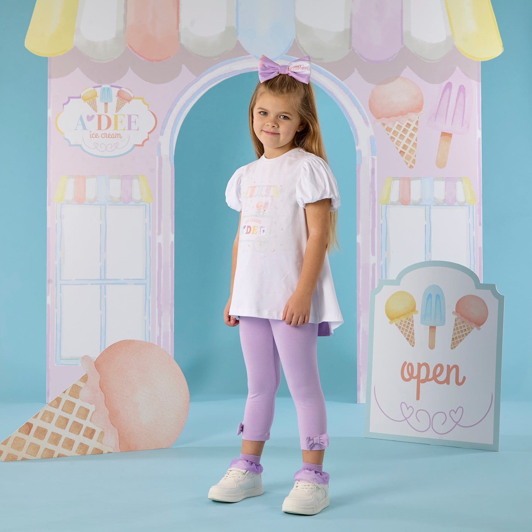 A Dee Skyler Ice Cream Cart Legging Set