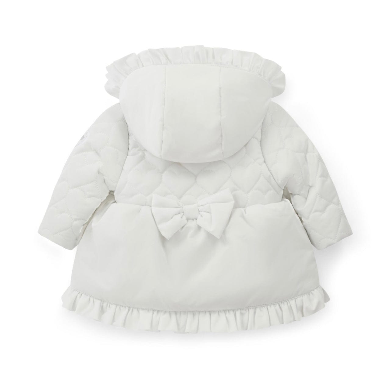 Little A Kaia Heart Embroidery Puff Hooded Jacket