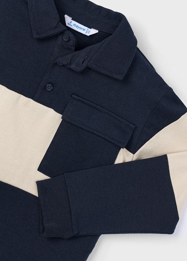 Mayoral Long Sleeve Polo Shirt