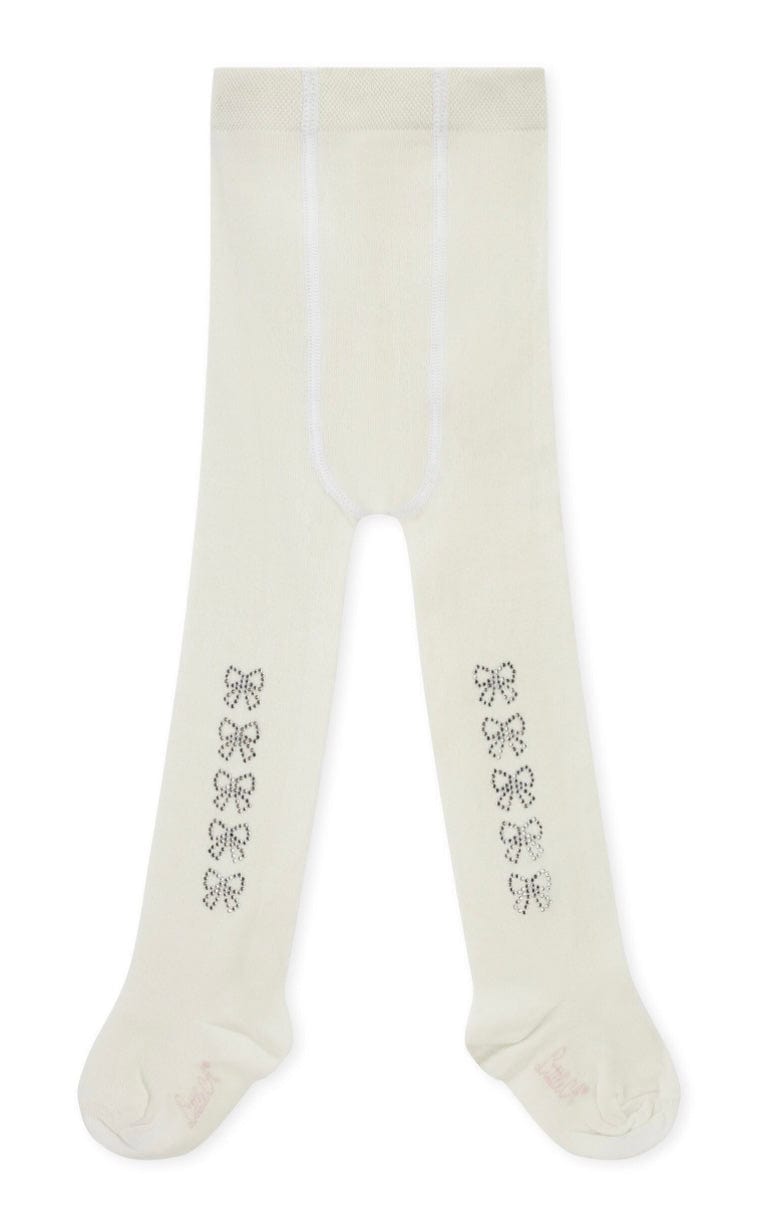 Little A Kamila Bow Diamante Tights