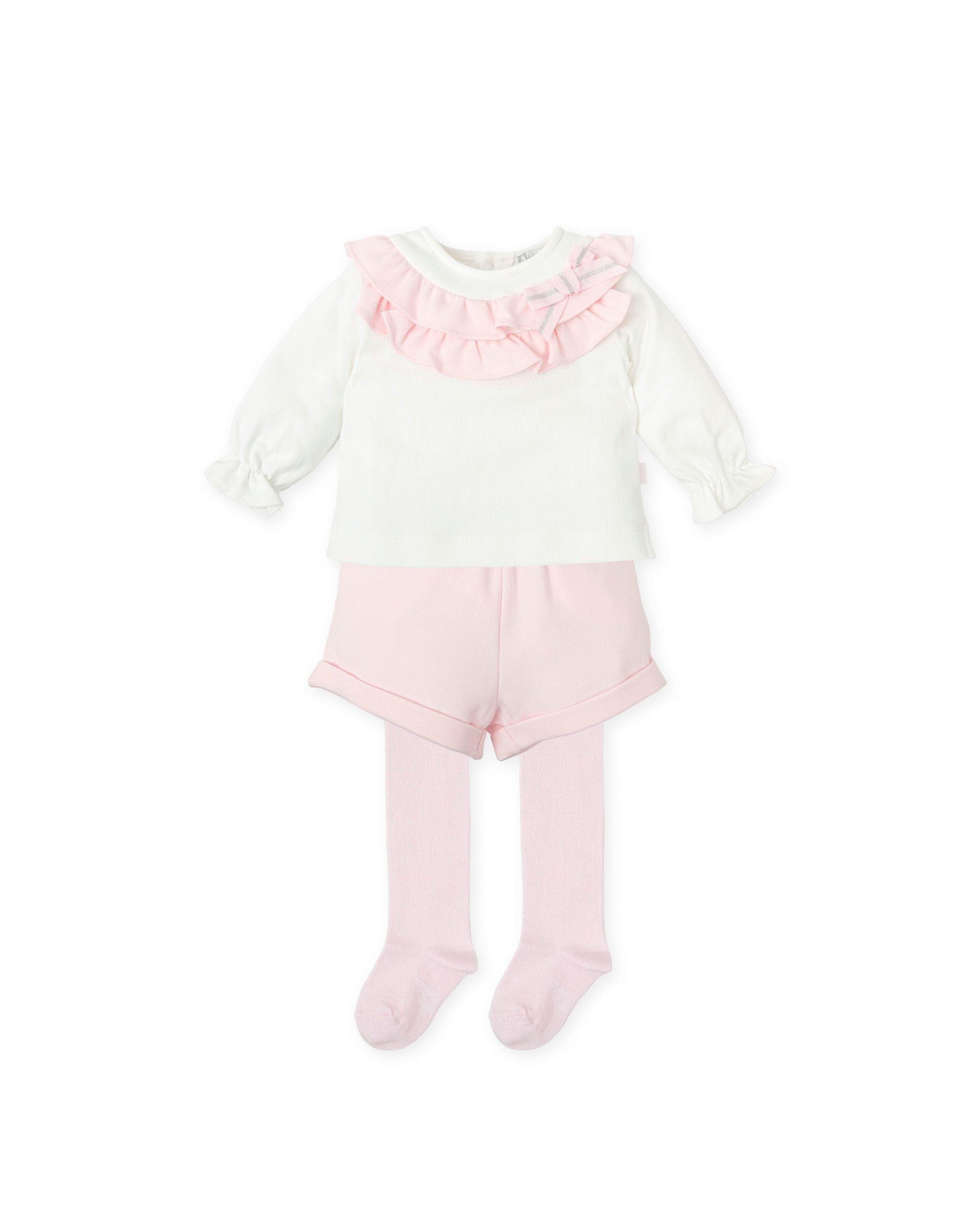 Tutto Piccolo Shorts Set with Tights