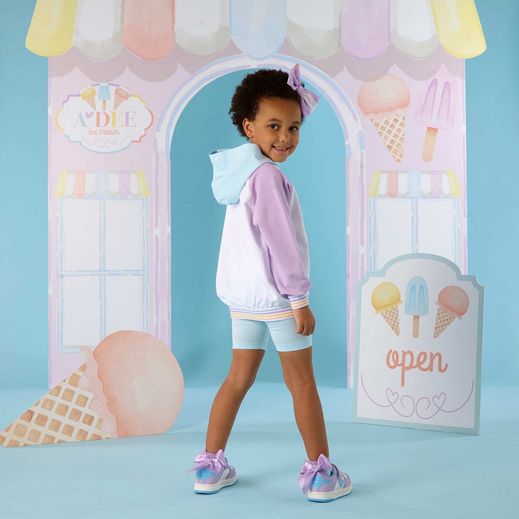 A Dee Sissy Hoody Cycling Shorts Set