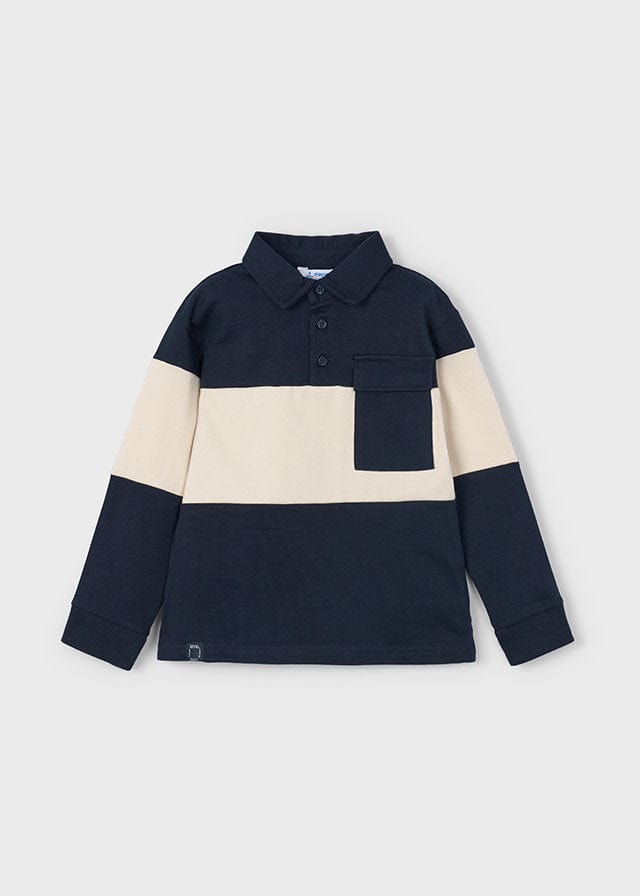 Mayoral Long Sleeve Polo Shirt