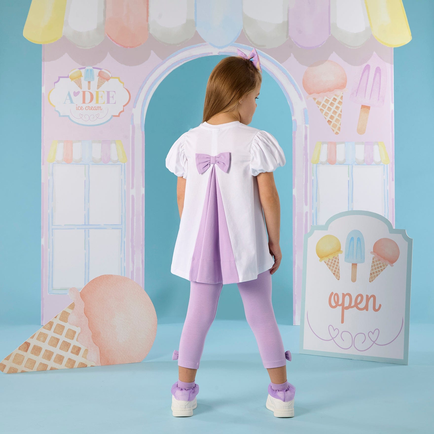 A Dee Skyler Ice Cream Cart Legging Set
