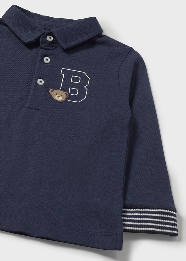 Mayoral Long Sleeve Polo Shirt