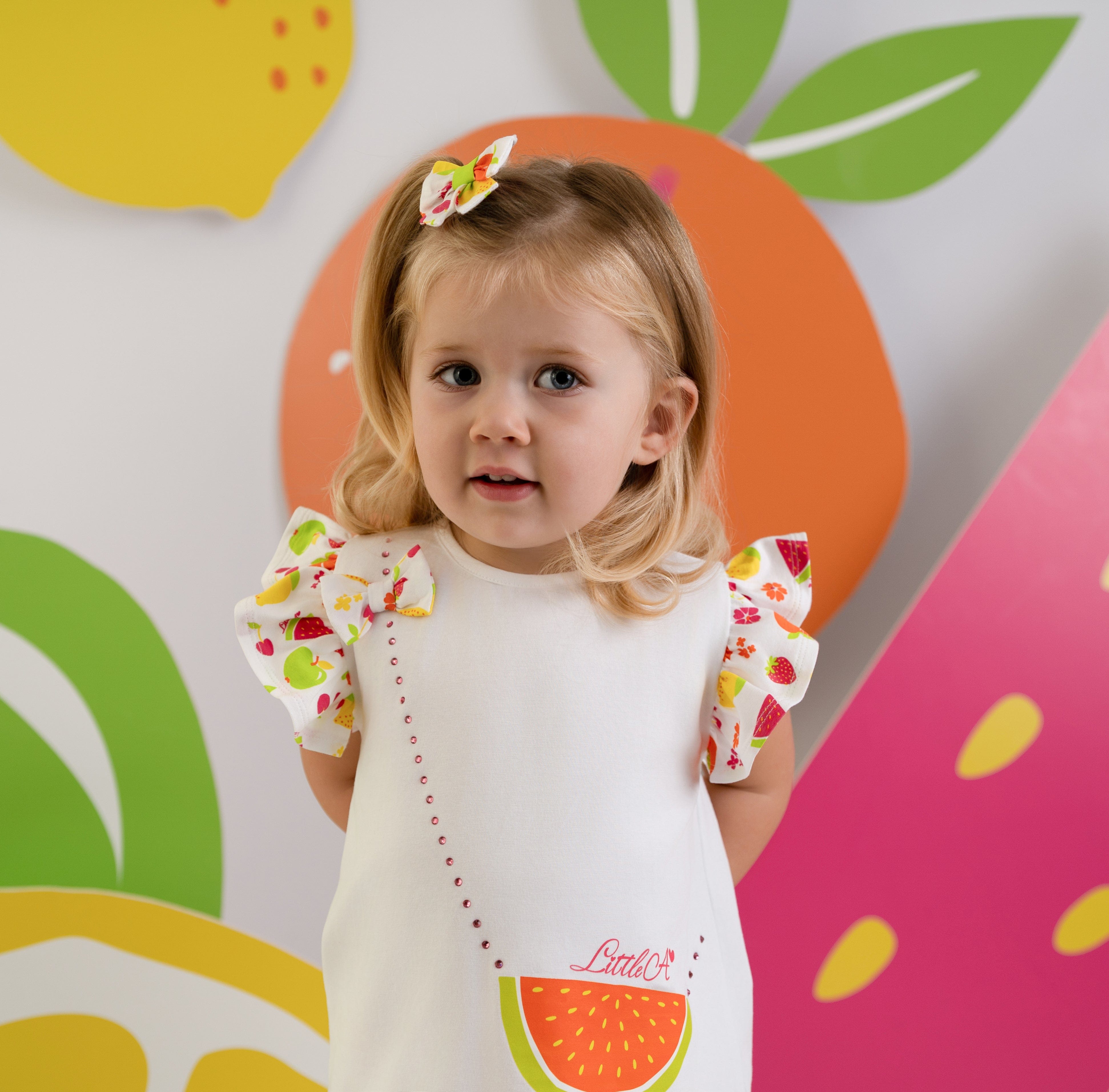 Little A Palmer Fruit Print Legging Set