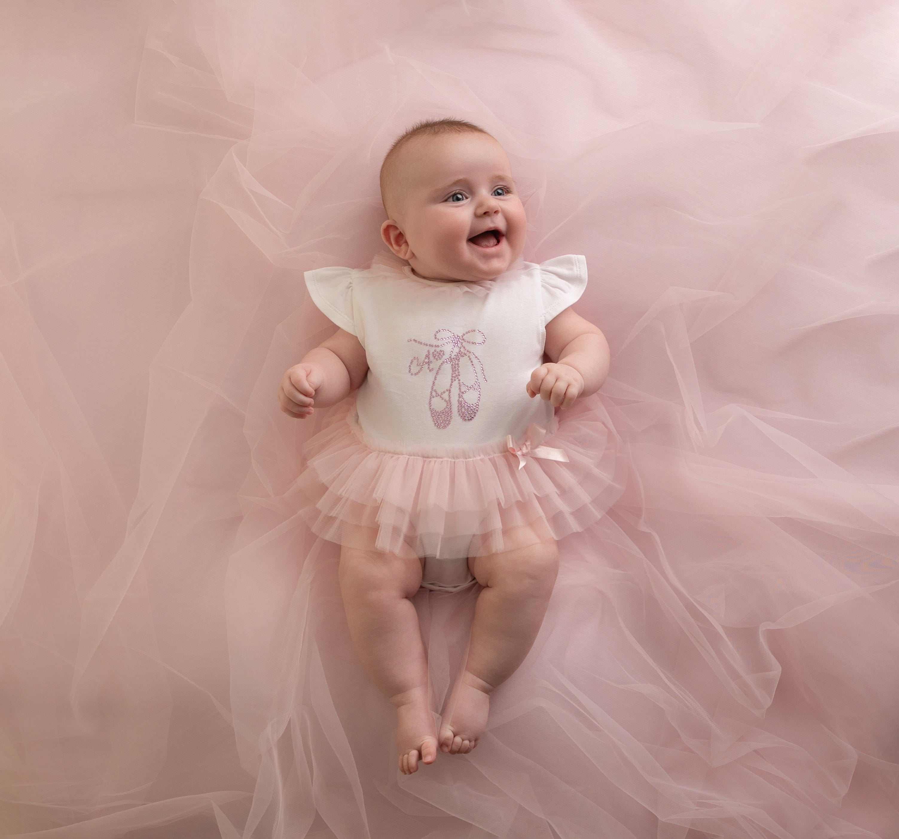 Little A Octavia Tulle Romper