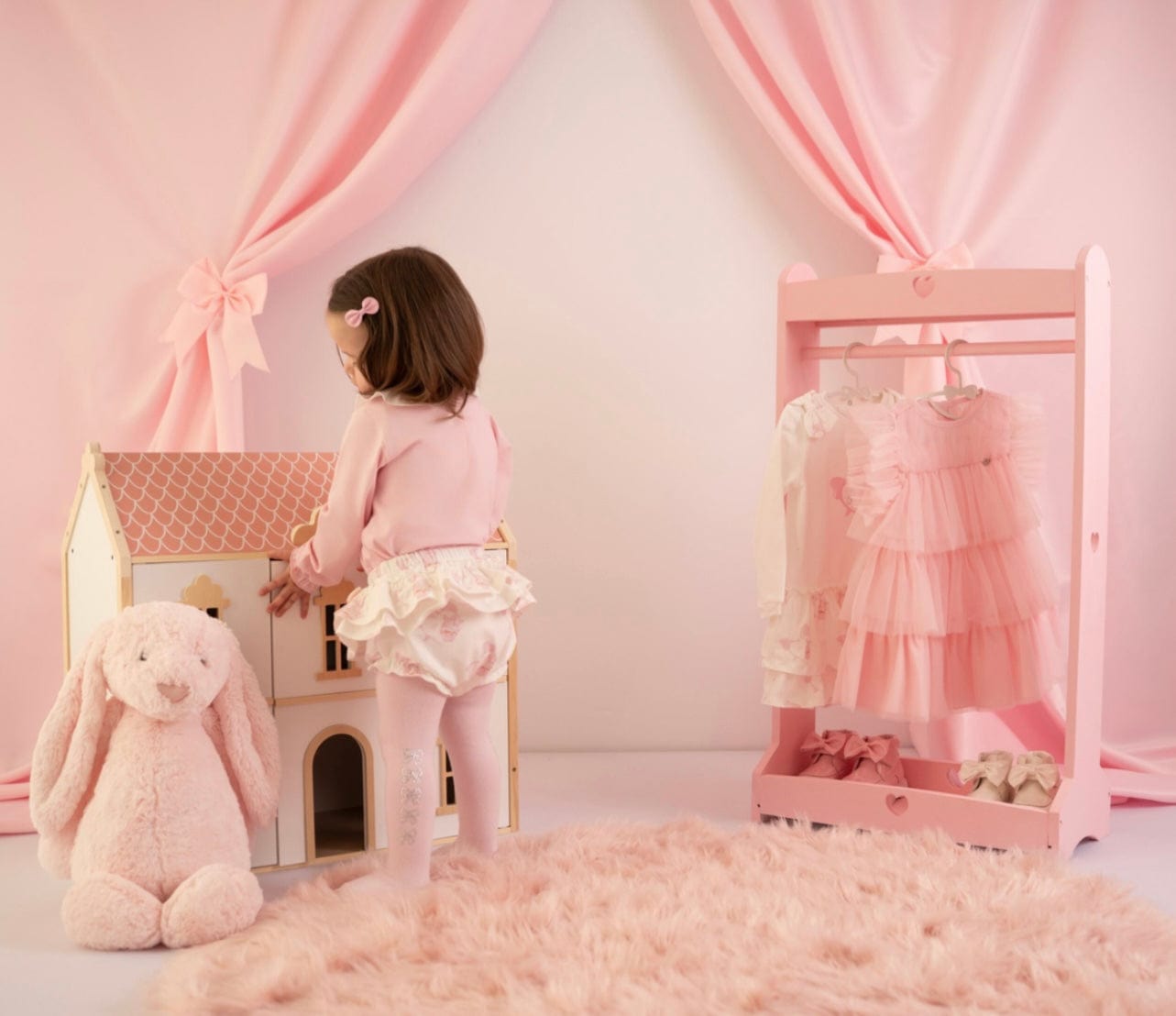 Little A Josephine Cupcake Print Jam Pant Set