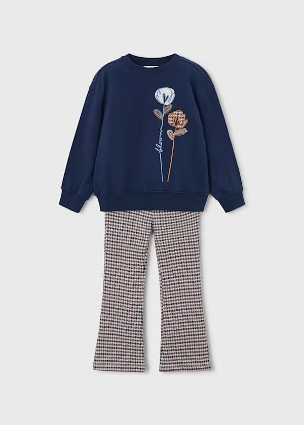 Mayoral Printed Fleece Leggings Set